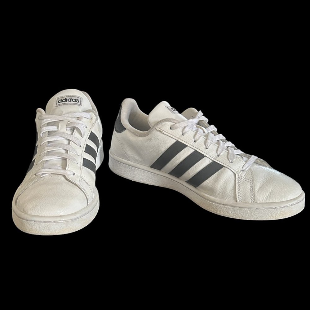 Adidas Ortholite Float Cloudfoam Sneaker White/Black Size 9.5 Mens HWI 28Y001